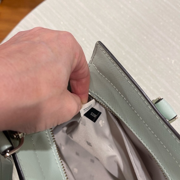 Kate Spade Green Shoulder Bag with Leather Finish - Picture 7 of 9
